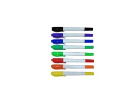 Set 8 Markere Acrilice, pentru Haine si Tesaturi Textile cu Transfer Termic si Capat Dublu Rotund Colonial Blue 8 x Bucati 8 Rotund 2 mm