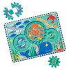 Puzzle educativ din lemn, cu rotite dintate, Oceanul, 8 piese, pentru copii 3 ani+, MelissaDoug 31003, Melissa &amp; Doug