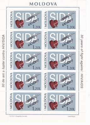 SIDA MINICOALA 2000 MNH MOLDOVA foto