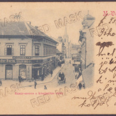 5087 - ORADEA, Litho, Romania - old postcard - used - 1899