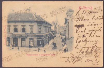 5087 - ORADEA, Litho, Romania - old postcard - used - 1899 foto