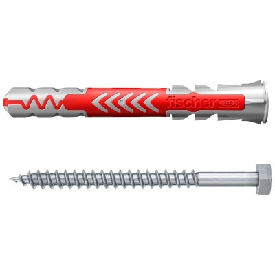 Diblu universal, din nylon, Fischer Duopower, 14 x 70 mm, cu surub, cap hexagonal, SW17 foto
