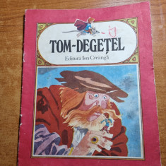 carte pentru copii - tom degetel - din anul 1986