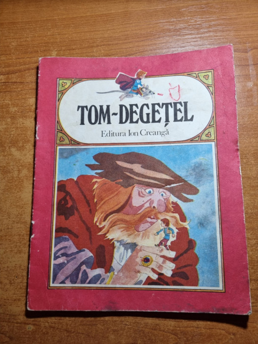 carte pentru copii - tom degetel - din anul 1986