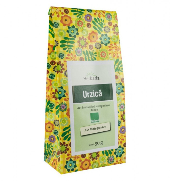 Ceai bio de urzica, 50g Herbaria