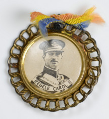 Medalion regalist - regele Carol II foto