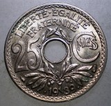 7.272 FRANTA 25 CENTIMES 1939 AUNC, Europa