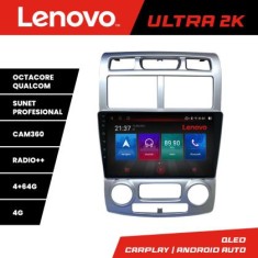 Navigatie Kia Sportage 2005-2007 Lenovo Kit-0023 8 core QLED Qualcomm 4+64 360 Android Waze USB Navigatie Internet Youtube Radio CarStore Technology