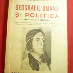 IV Luca - Geografie umana si Politica -Ed. 1942 Dacia Traiana ,277 pag ,ilustrat