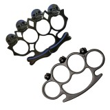 Cumpara ieftin Set doua boxuri autoaparare DEPOX&reg;, Day of Dead, otel inoxidabil, negru