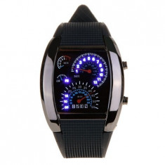 Ceas de mana LED CS836, negru, model sport foto