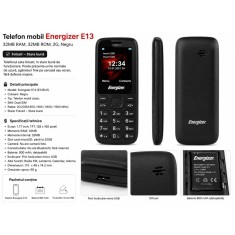 Telefon mobil Energizer E13 Dual SIM 32MB RAM 32MB ROM 2G (Nou)