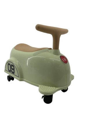 Masinuta premergator fara pedale, Kinderauto BabyCar, verde foto