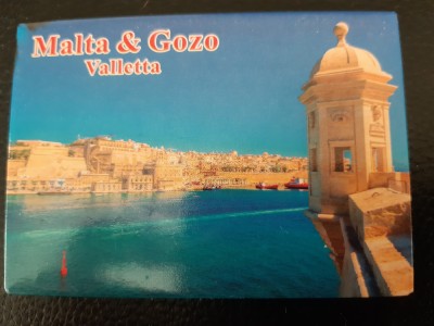 XG Magnet frigider - tematica turistica - Malta - Valletta foto