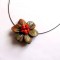 Jasper picasa si coral, colier lucrat manual 31932