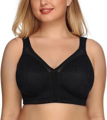 Sutien fara armatura pentru femei DotVol Minimizer, negru, 95G - OUTLET