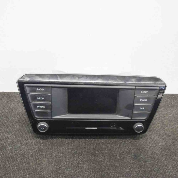 Unitate radio CD SKODA SUPERB III 3V3 2016 OEM: 3V0035869A