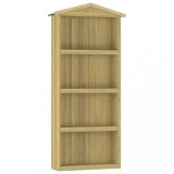 Cumpara ieftin Magazie unelte de gradina, 87x33x222 cm, lemn de pin tratat