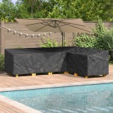 VidaXL Husă pentru mobilier de exterior 286 x 222 x 80 cm