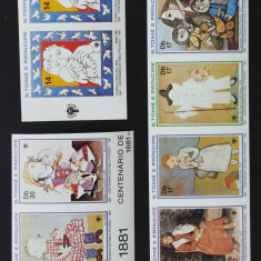 SAU TOME E PRINCIPE-PICTURA PICASSO-COPII.Serie 7 Valori.-MNH**-STP 182B