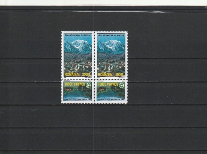 ROMANIA 2002 LP 1587 ANUL ECOTURISMULUI PERECHE SERIE MNH NESTAMPILATA