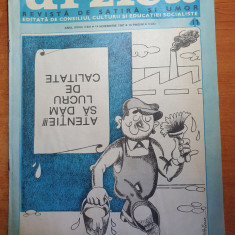 revista urzica 15 noiembrie 1987 -revista de satira si umor