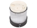 Semnalizator Luminos LED Transparent 24V 24VAC IP65 70mm