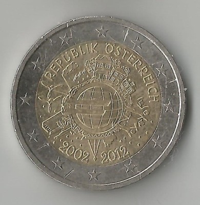 Austria, 2 euro comemorativ, 2012 foto