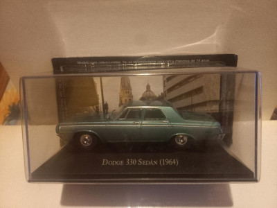 Macheta Dodge 330 Sedan - 1964 1:43 Deagostini Mexic foto