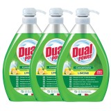 DUAL POWER Set 3 BUCATI - DETERGENT de vase 1000ML LAMAIE