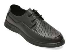 Pantofi eleganti BITE THE BULLET negri, 25T7239, din piele naturala