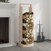 VidaXL Suport pentru bușteni, 33,5x30x110 cm, lemn masiv pin 822621