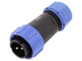 Conector circular tată IP67, 30A, 500V - WEIPU SY2110/P2I-2N