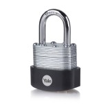 Lacat cu cheie Y125B/40/122/3, Yale, otel laminat, argintiu, 40 mm, set 3 lacate