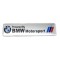 Emblema BMW Motorsport, 12x2.8cm, gri