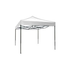 Stand pliabil eMazing, cadru metalic, dimensiune 2x2 m, culoare alba, perfect pentru evenimente