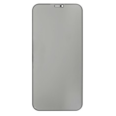 Folie de sticla securizata DEPOX&reg; pentru protectie compatibila iPhone 12 Pro Max, 3D, Anti-spy, neagra, acoperire full-cover