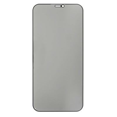Folie de sticla securizata DEPOX&amp;reg; pentru protectie compatibila iPhone 12 Pro Max, 3D, Anti-spy, neagra, acoperire full-cover foto