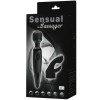 Vibrator Cap Interschimbabil Justforme, 100% Silicon, Viteze Multiple, Negru, Vibratii Puternice, Silentios, 4AAA