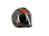 Casca moto open face gri-rosu mat TRENDY T-406, marimea M