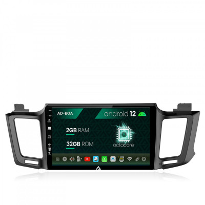 Navigatie Toyota RAV4 (2013-2018), Android 12, A-Octacore 2GB RAM + 32GB ROM, 10.1 Inch - AD-BGA10002+AD-BGRKIT060 foto