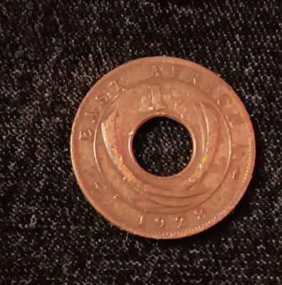 C50 - Moneda foarte veche - 1 cent - Africa de Est - 1928 foto