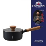 Caserola Aluminiu Heinner Samurai Gourmet 16x7.5cm 1.4L Rikito Watanabe Antiaderenta Ceramica Baza Inductie