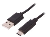 Cablu USB 2.0 - USB A mufă la USB C mufă, 1,5m - QOLTEC