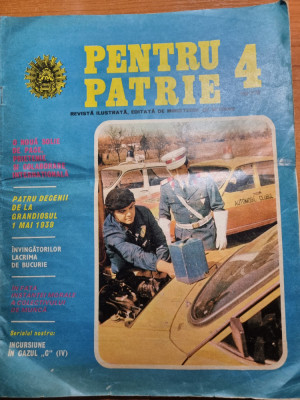 revista pentru patrie aprilie 1979-art. mozaic dinamovist foto