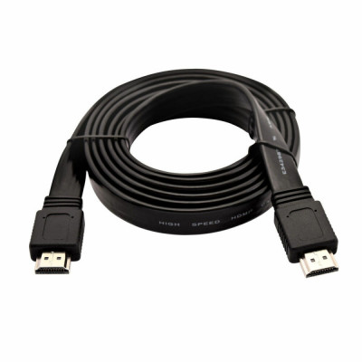 HDMI Cable V7 V7HDMI4FL-02M-BK-1E (2 m) foto