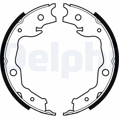DELPHI LS1999 Set saboti frana foto