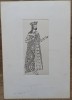 Ilustratie originala de Mihail Boitor pt volumul 1 &quot;Mode si vesminte din trecut&quot;, Istorice, Acuarela, Altul