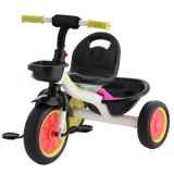 Tricicleta copii Little Bird Watermelon, Brivoo&reg;, cu lopatica, cadru metalic, Varsta 3-6 Ani