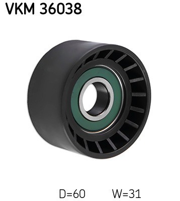 SKF VKM 36038 Rola ghidare/conducere, curea transmisie